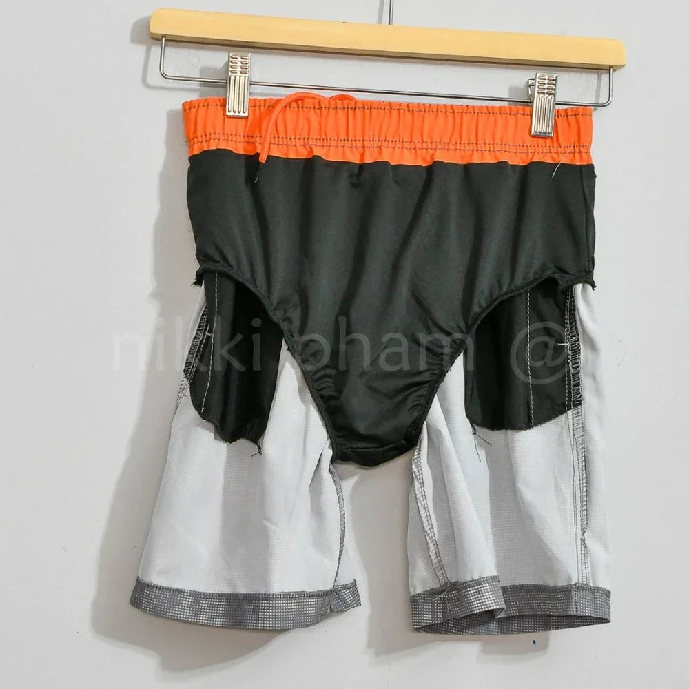 Spyder BOYS Youth 2-piece Swim Set ORANGE